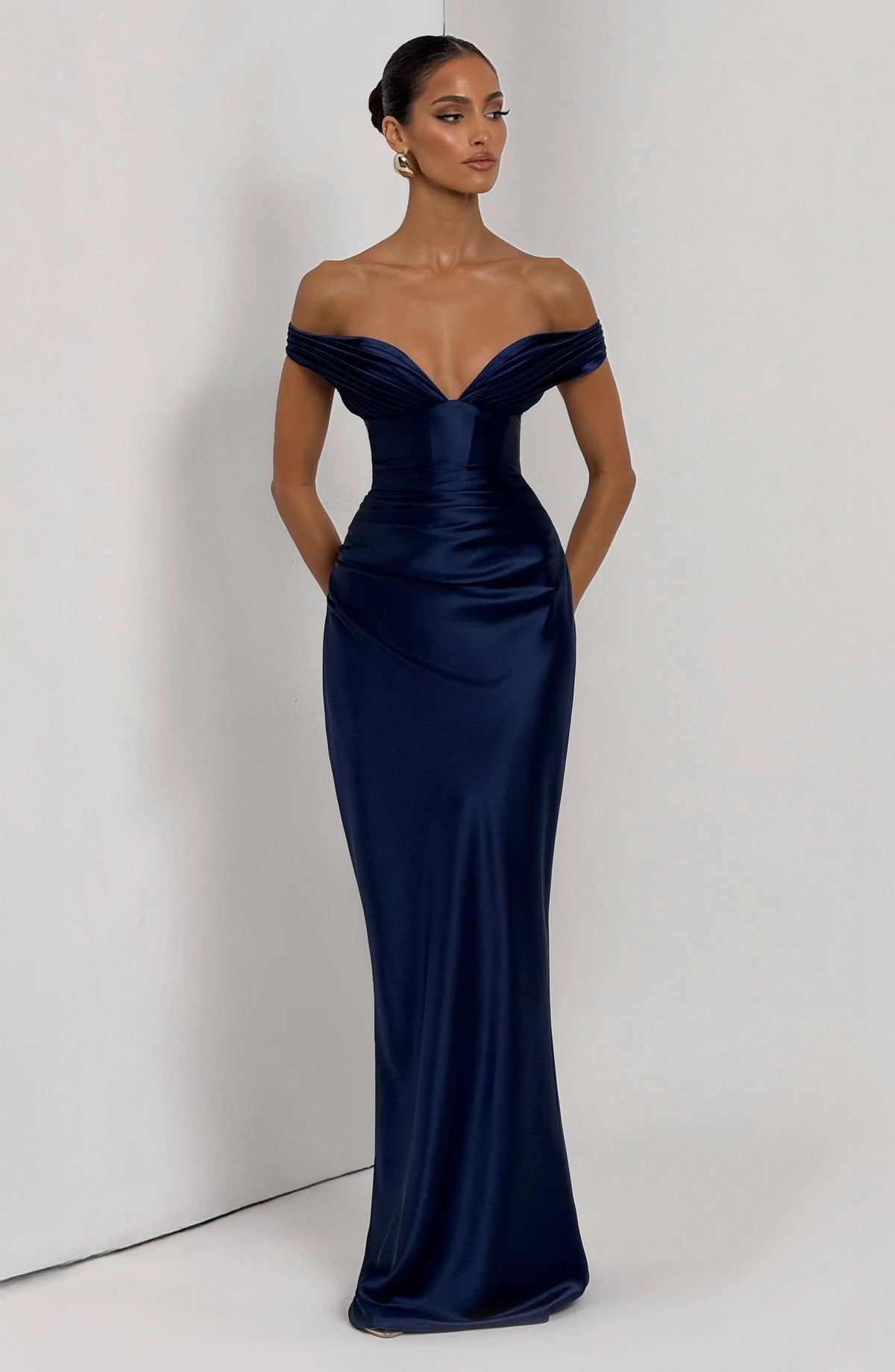 Aurelia Maxi Dress - Navy