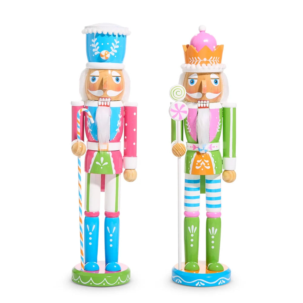 15” pastel nutcracker