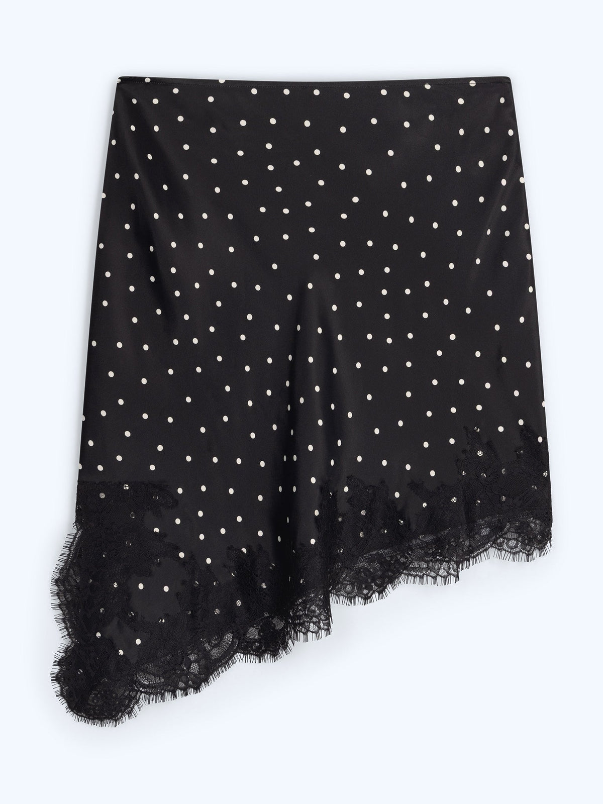 Amada Skirt in Black Polka Dot