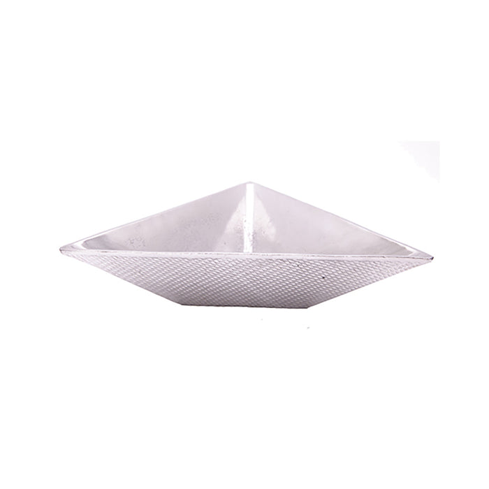 Bowl - 18" Triangle Deep Pewter