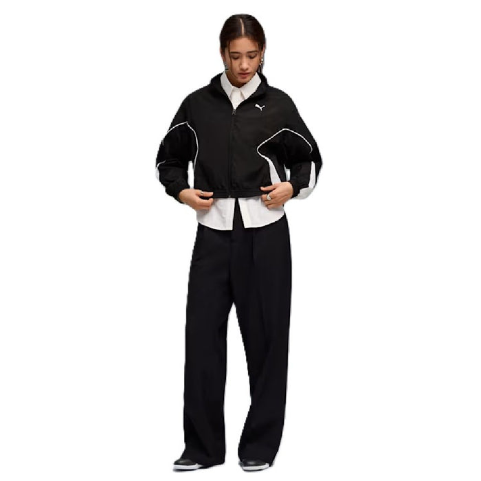 Campera Puma Sport Relaxed Woven Full-Zip Jacket de Mujer