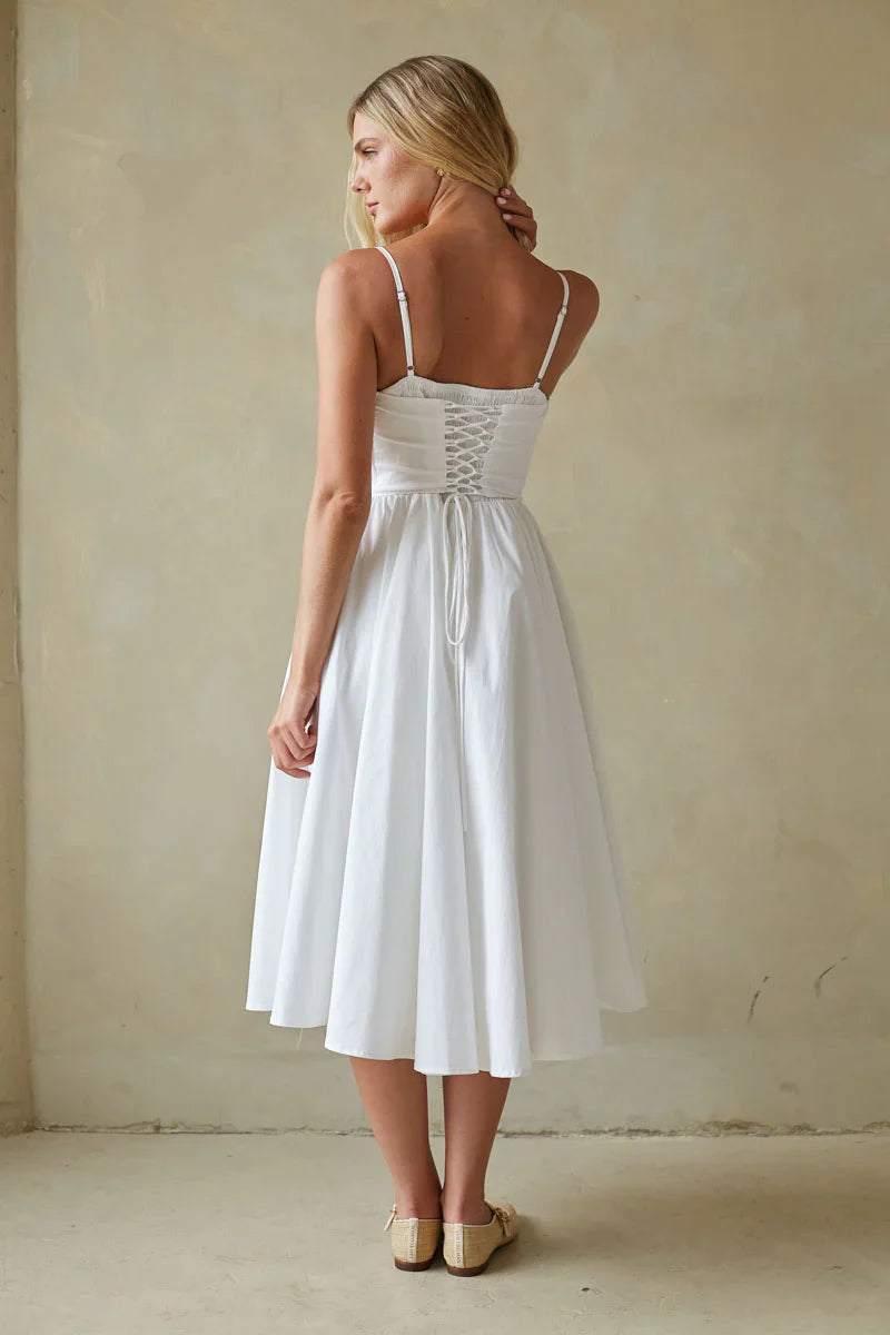 Britton Corset Midi Dress