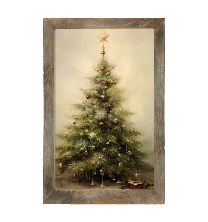 Christmas tree with star - Vertical