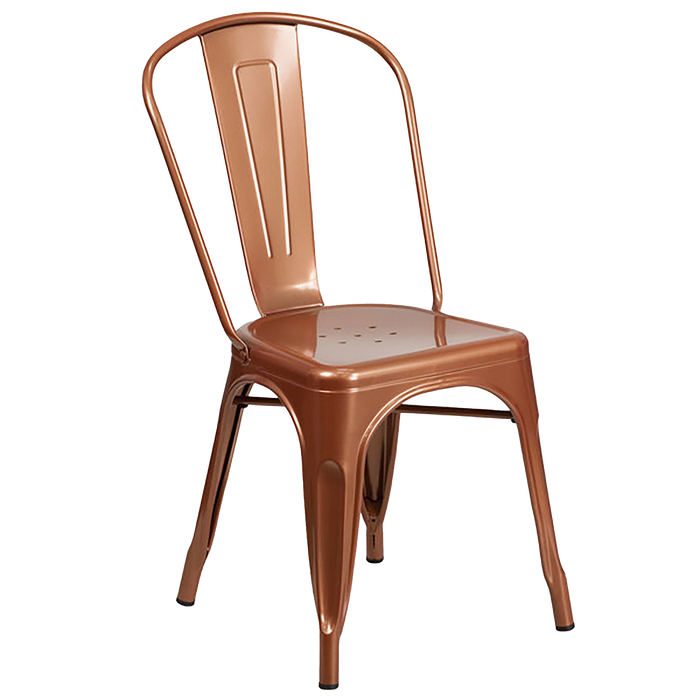 Copper Tolix Dining Chair
