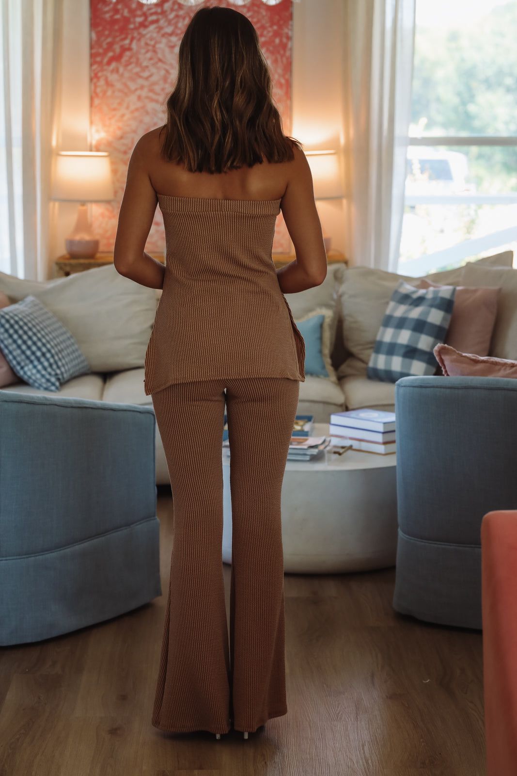 Chilly Top and Pant Set - Mocha