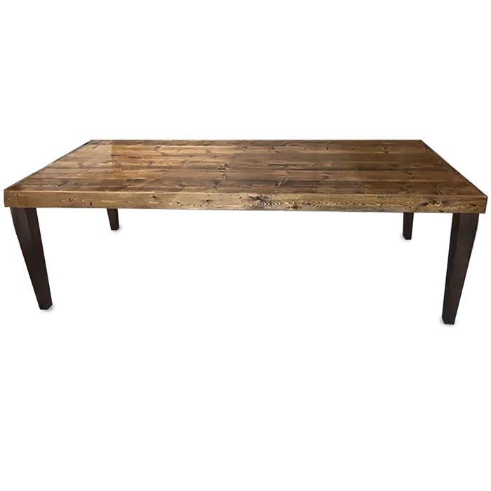 Honey Tapered Leg Farm Table