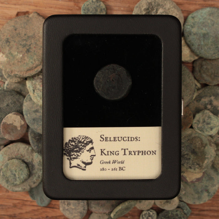 Seleucid Empire, King Diodotus Tryphon, Bronze Coin - 142 to 138 BCE - Greek World