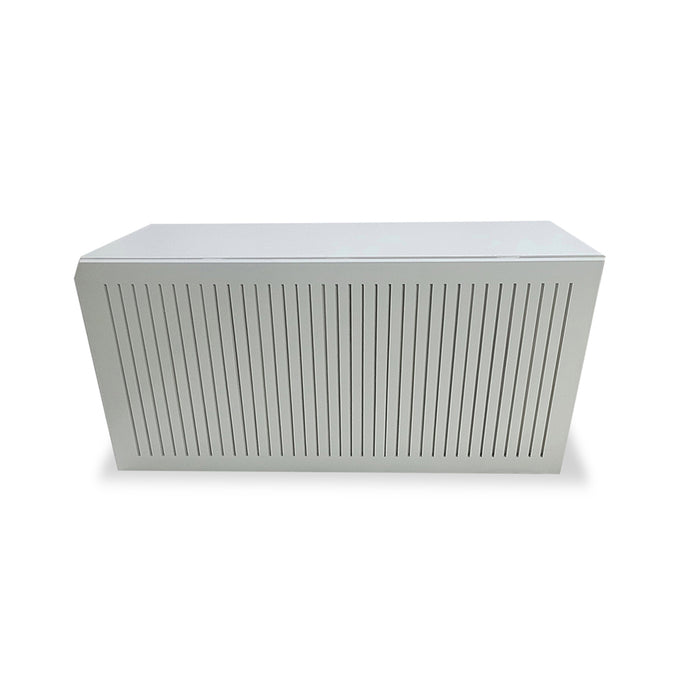 Stage Façade: White Fluted