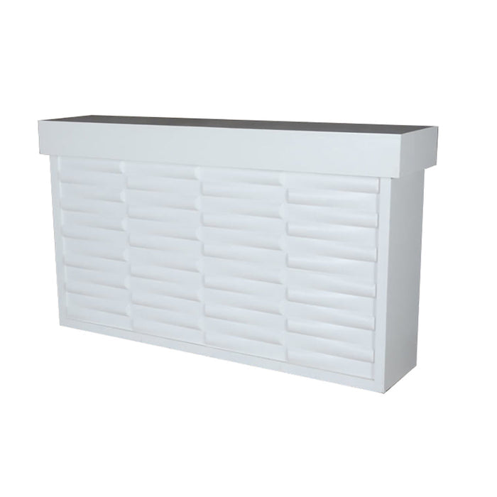 White Geo Façade Bar