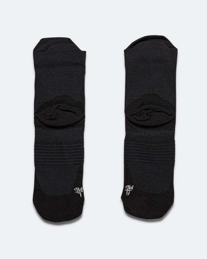 Y-3 Run Sock - Black/Black