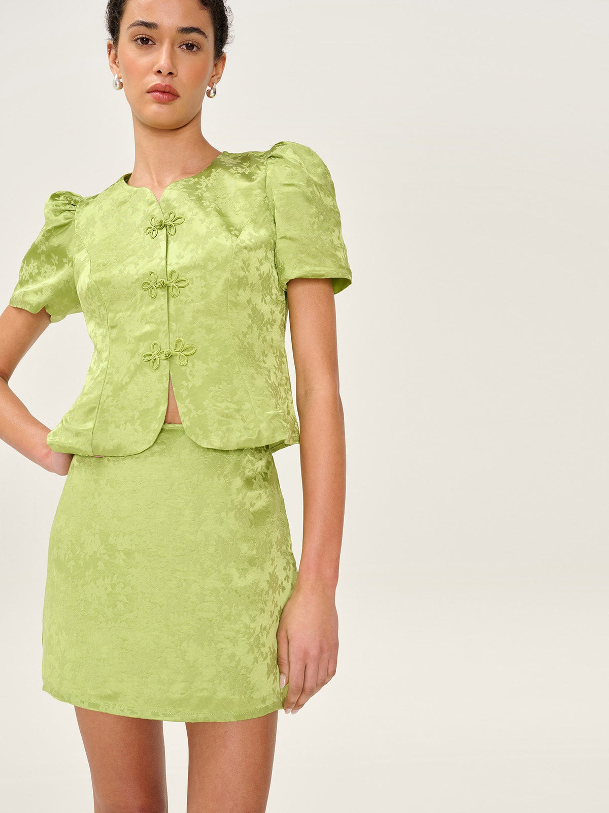 Patty Skirt in Lima Bean