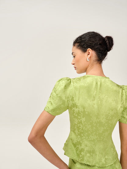 Lorelai Blouse in Lima Bean