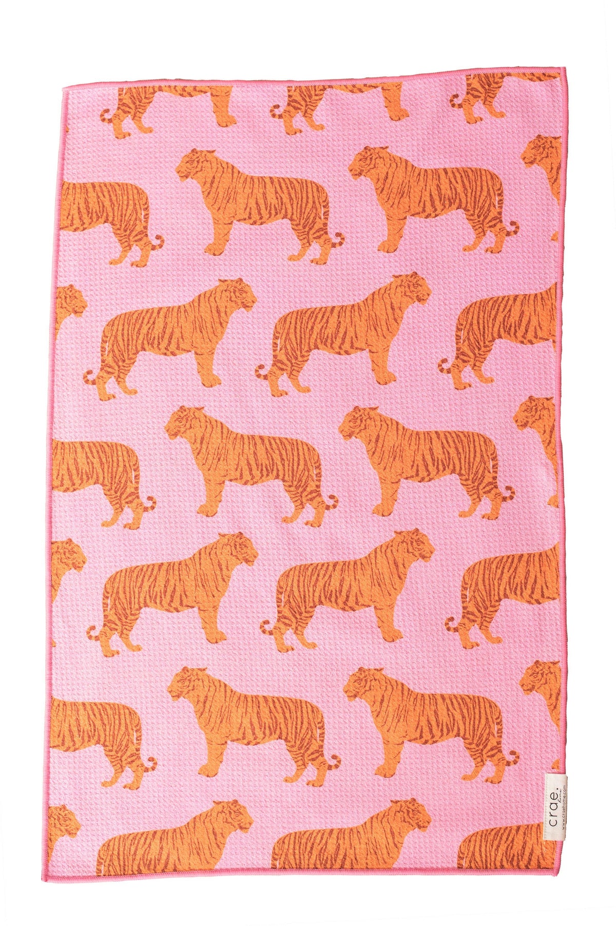 Carole: Reversible Hand Towel: Pink/Green / Hand Towel