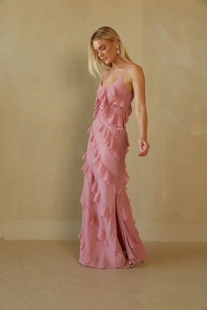 Elizabeth Tiered Ruffle Maxi Dress