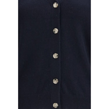 Allude Blue Cashmere Cardigan