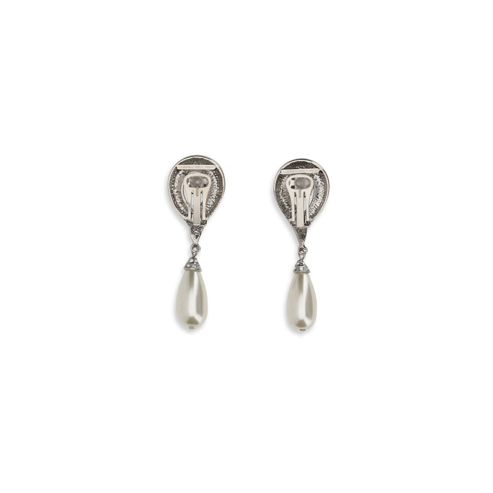 Alessandra Rich Silver Brass Earrings