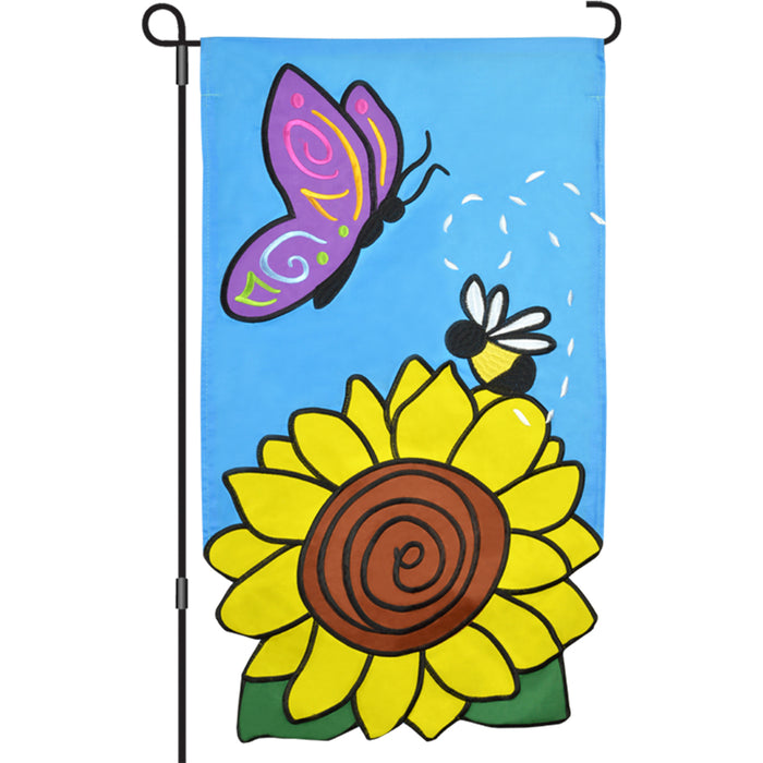 13 in. Flag - Sunflower Friends