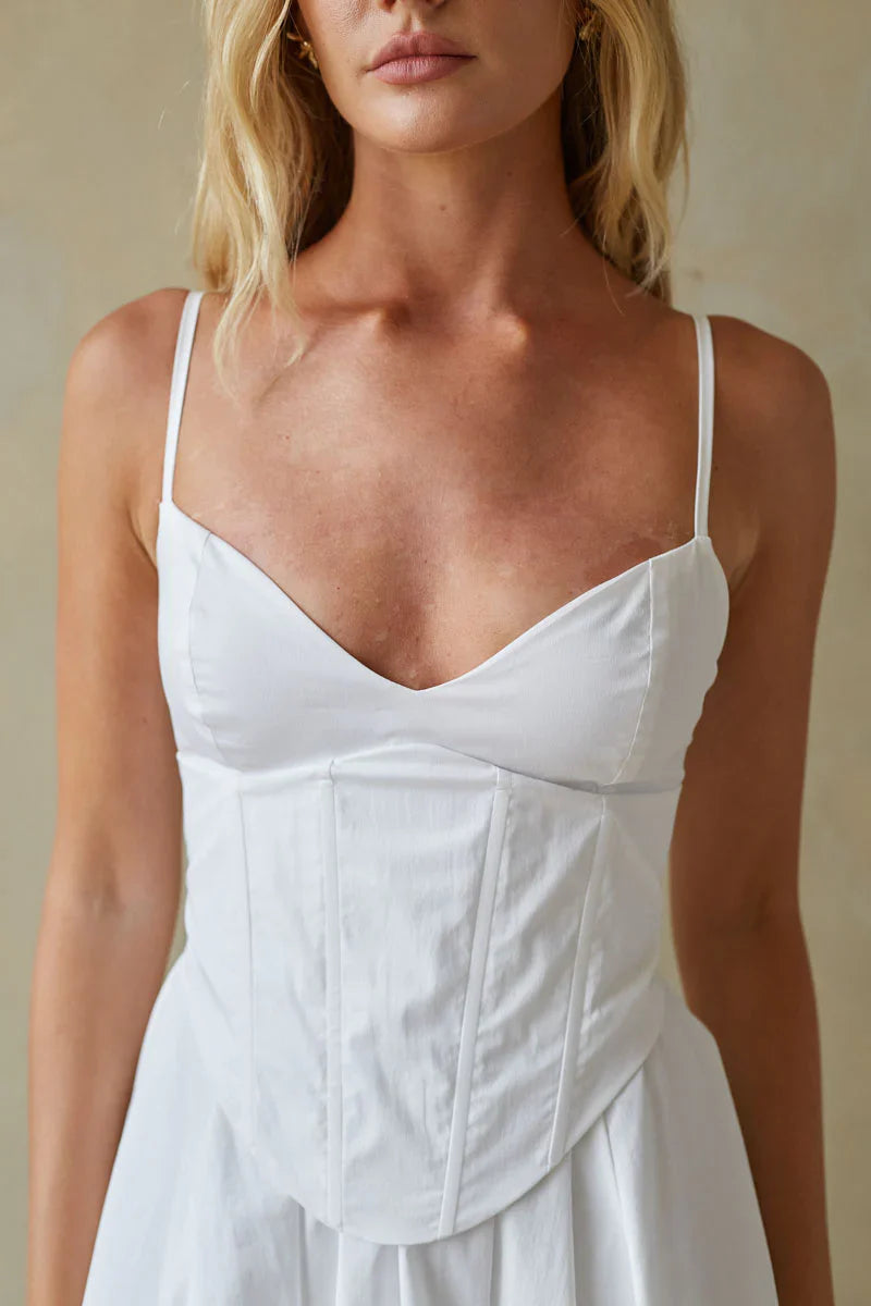 Britton Corset Midi Dress