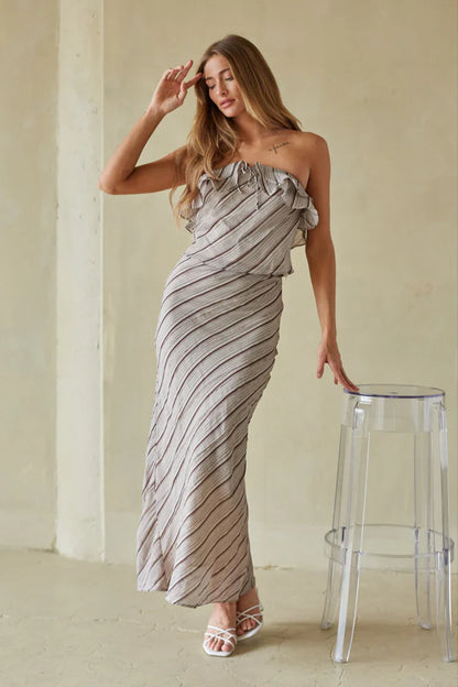 Tanya Ruffle Tube Top