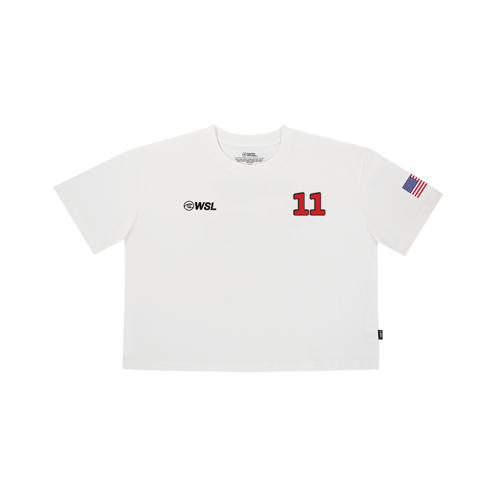 2025 Official Kelly Slater Crop Jersey Tee