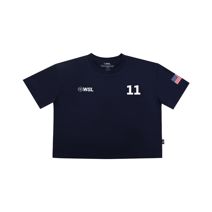 2025 Official Kelly Slater Crop Jersey Tee