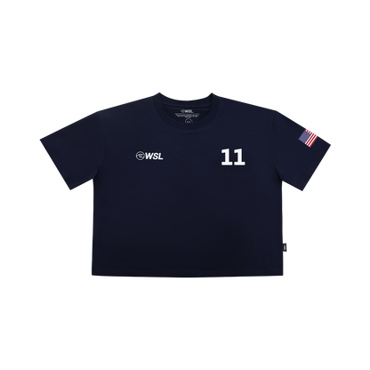 2025 Official Kelly Slater Crop Jersey Tee