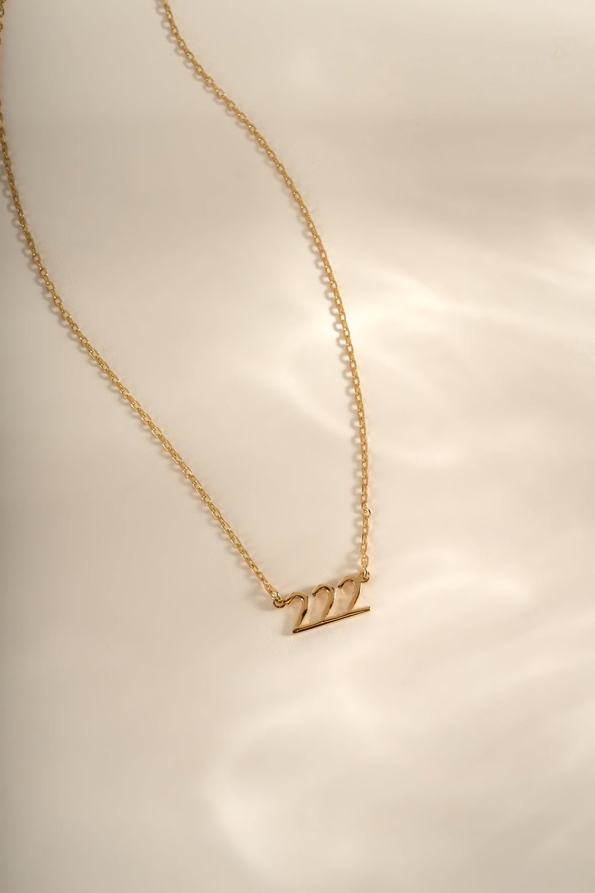 222 Ready to Ship Angel Number Necklace