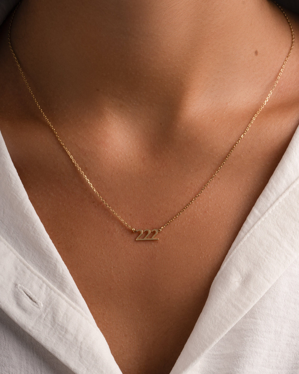 222 Ready to Ship Angel Number Necklace