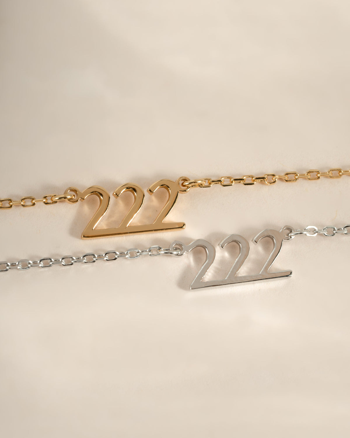 222 Ready to Ship Angel Number Necklace