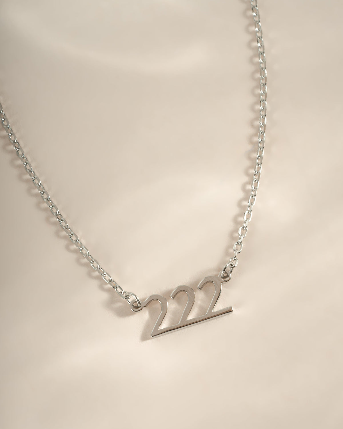 222 Ready to Ship Angel Number Necklace