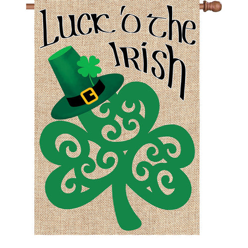 28 in. Flag - Shamrock