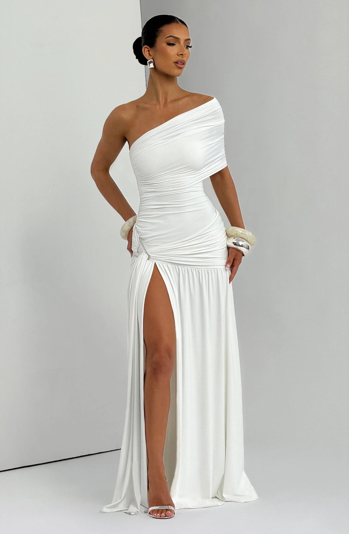 Monica Maxi Dress - White