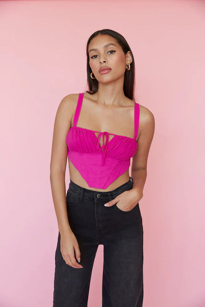 Daphne Corset Crop Top