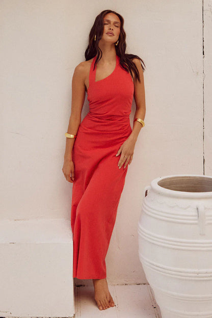 SAPHIRA LONG MIDI DRESS - JAFFA