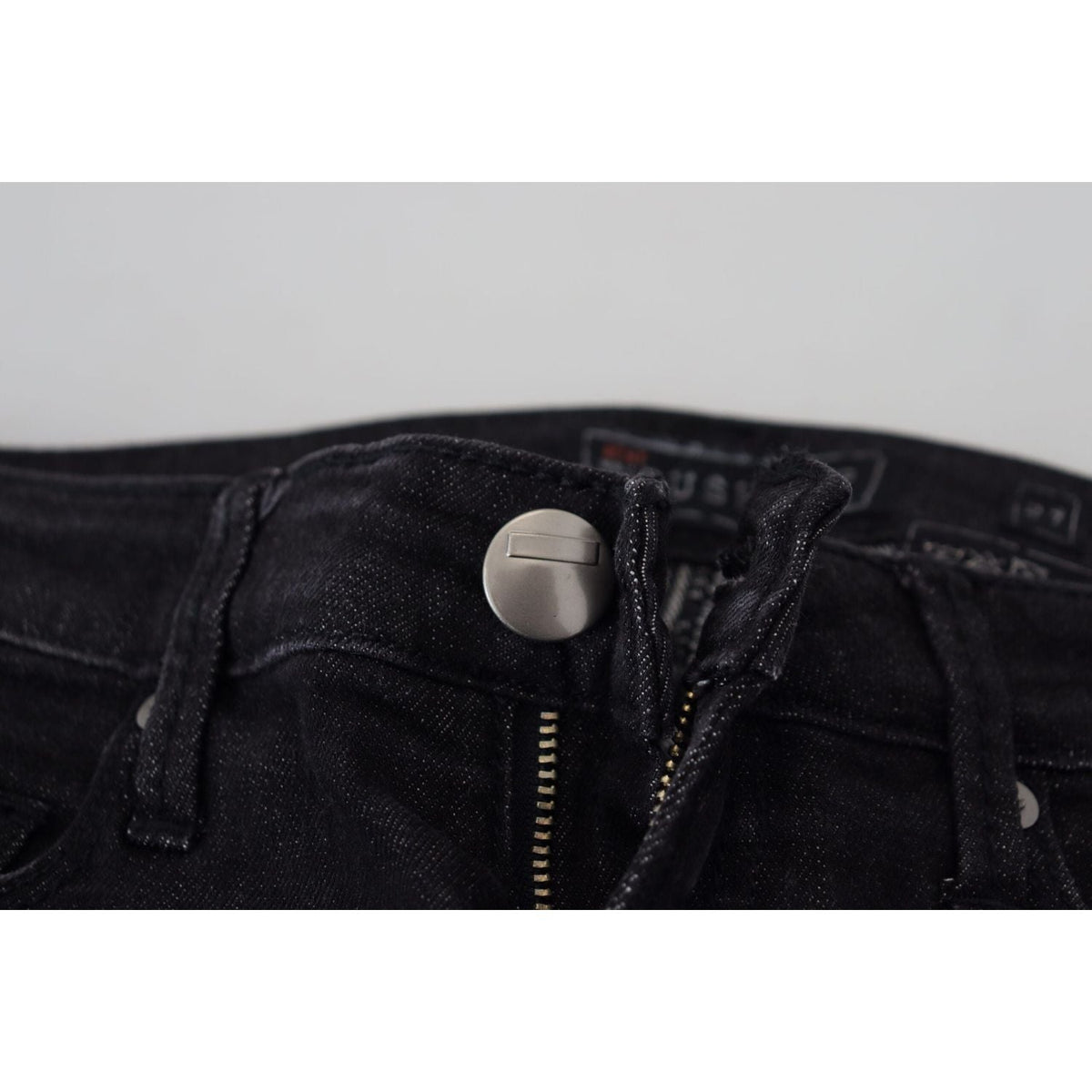 Acht Black Cotton Slim Fit Women Casual Denim Jeans