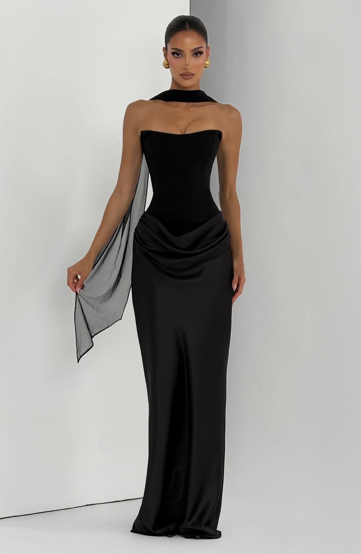 Maggie Maxi Dress - Black
