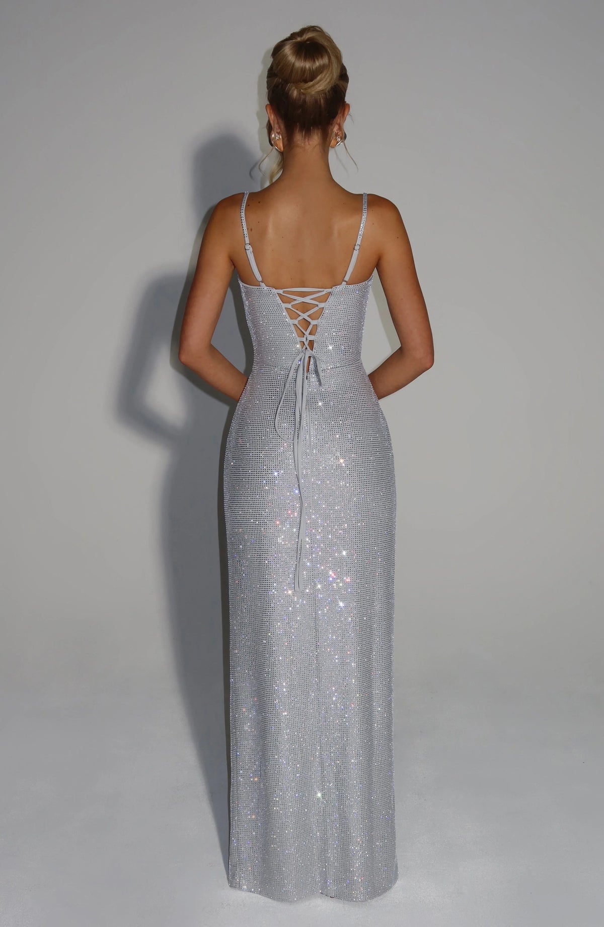 Ashton Maxi Dress - Silver