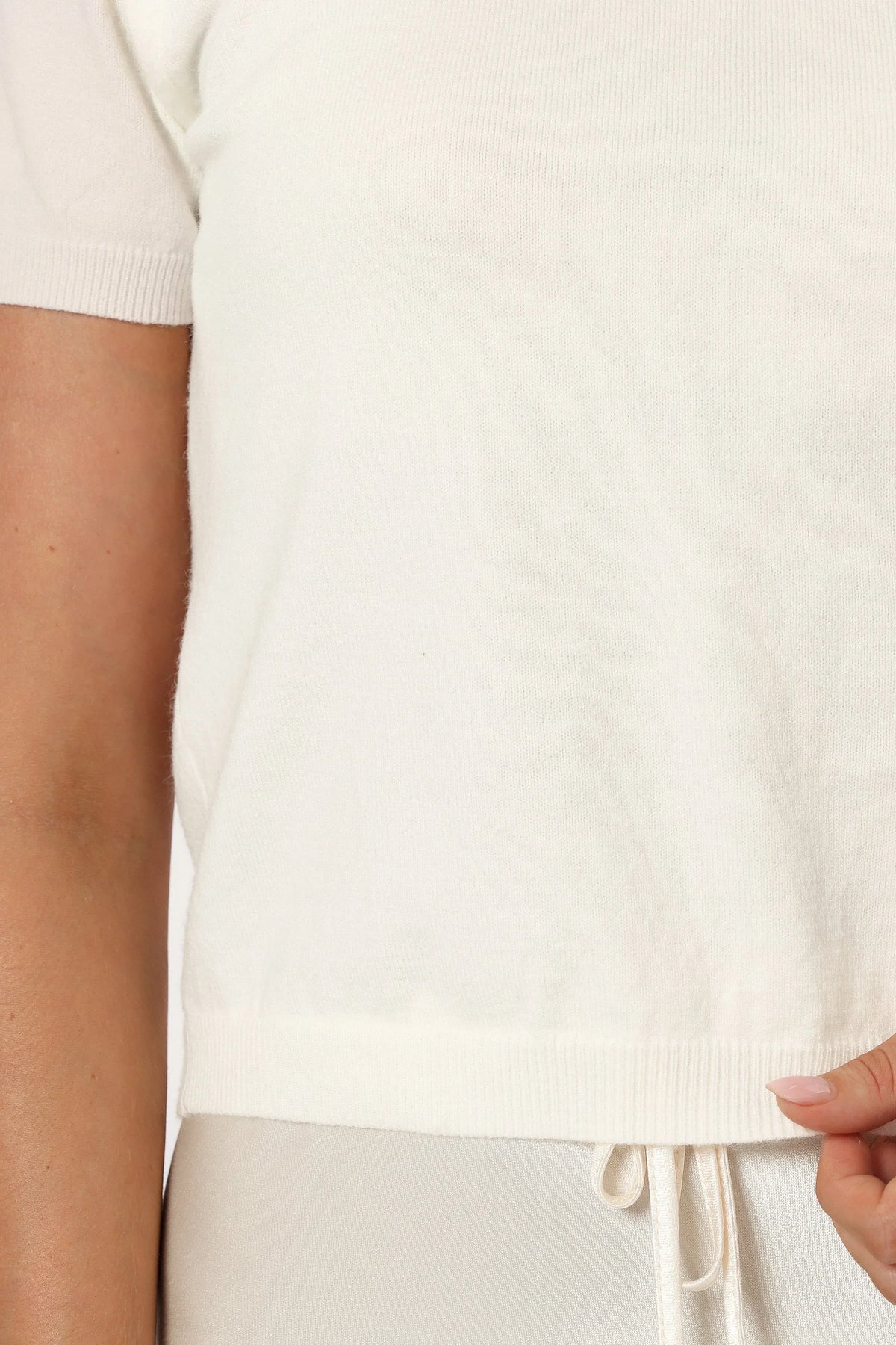 Shannon Bow Top - Off White