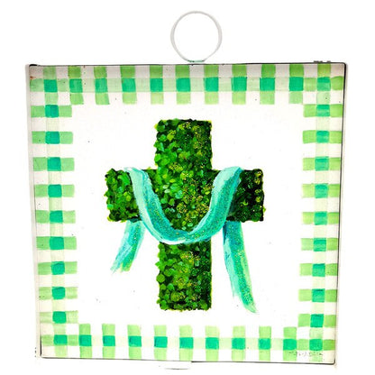 Boxwood cross mini Gallery Signs