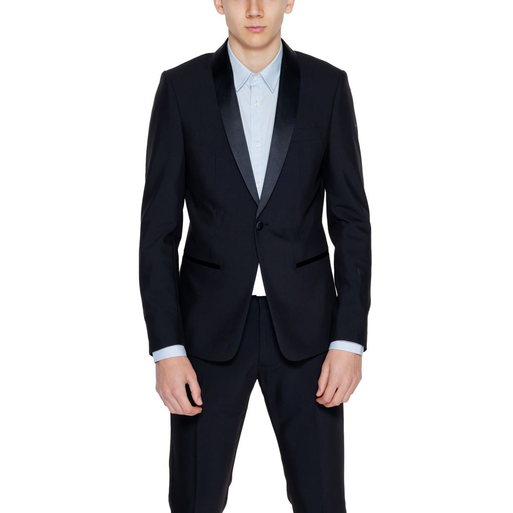 Antony Morato Black Polyester Blazer