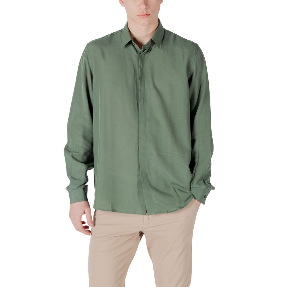 Antony Morato Bicolor Lyocell Dress Shirt