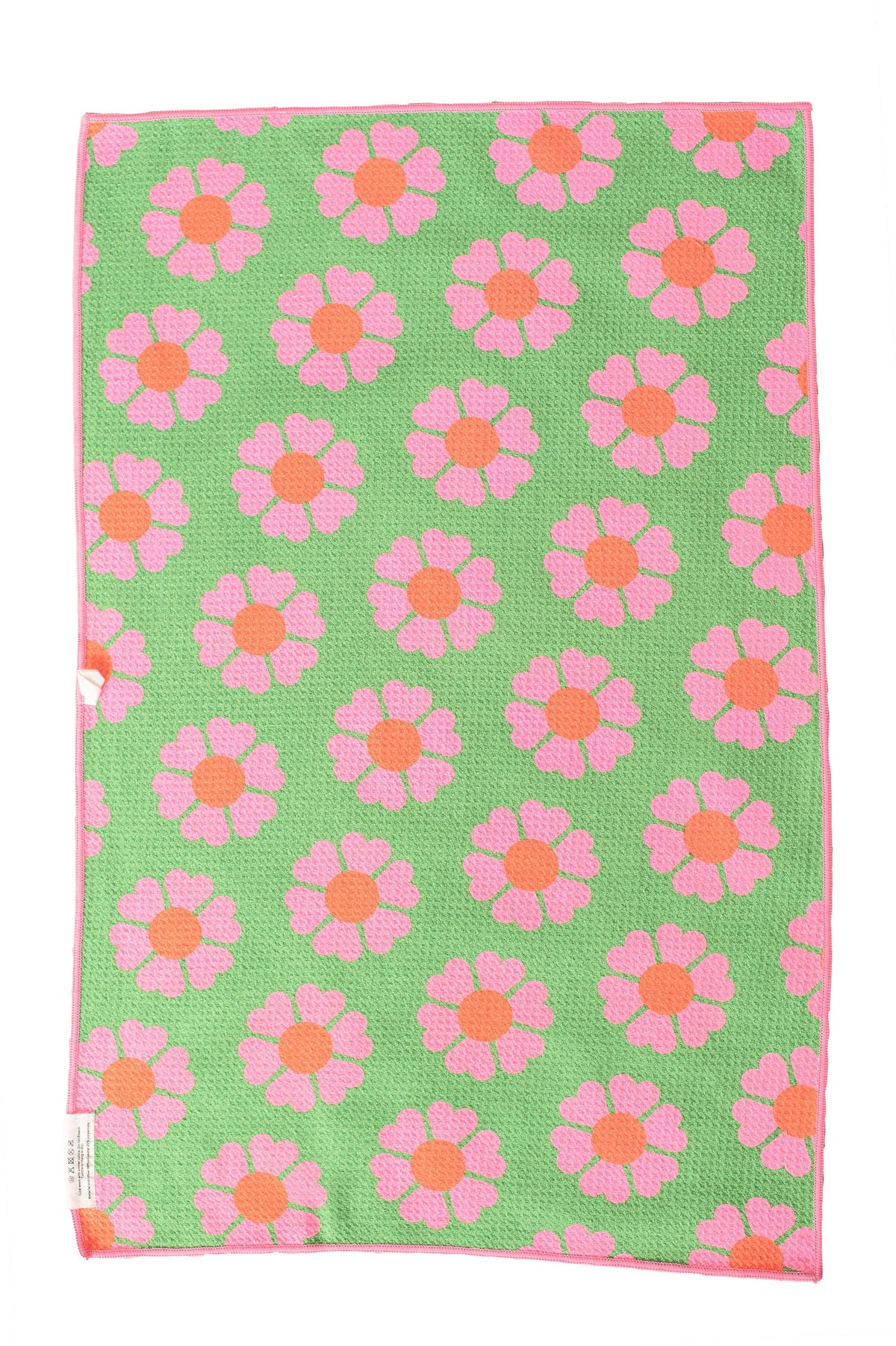Carole: Reversible Hand Towel: Pink/Green / Hand Towel