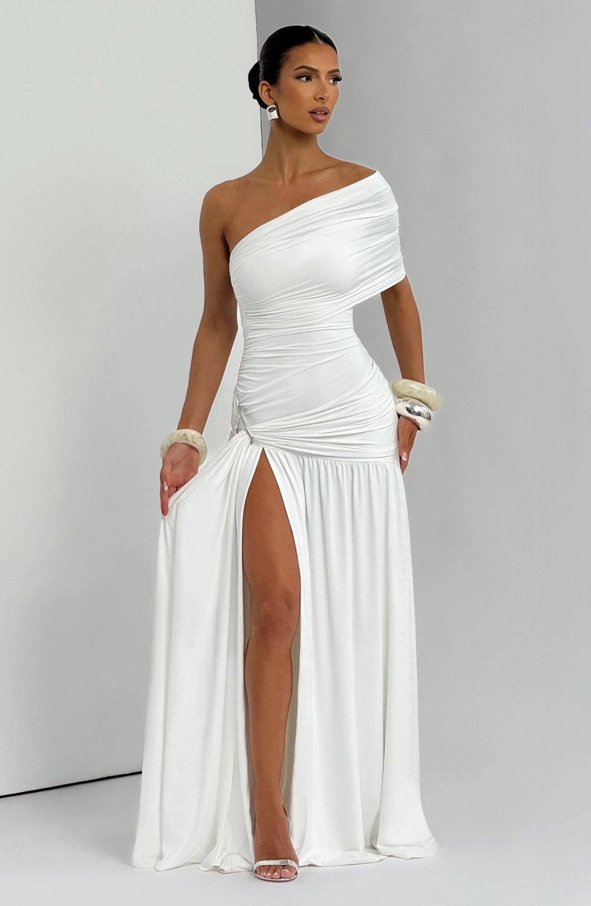 Monica Maxi Dress - White