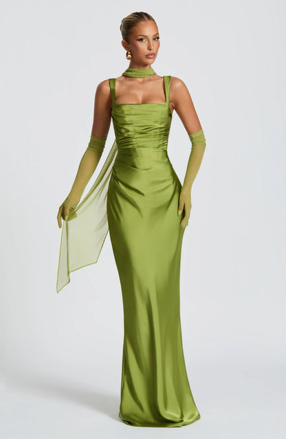 Calanthe Maxi Dress - Olive