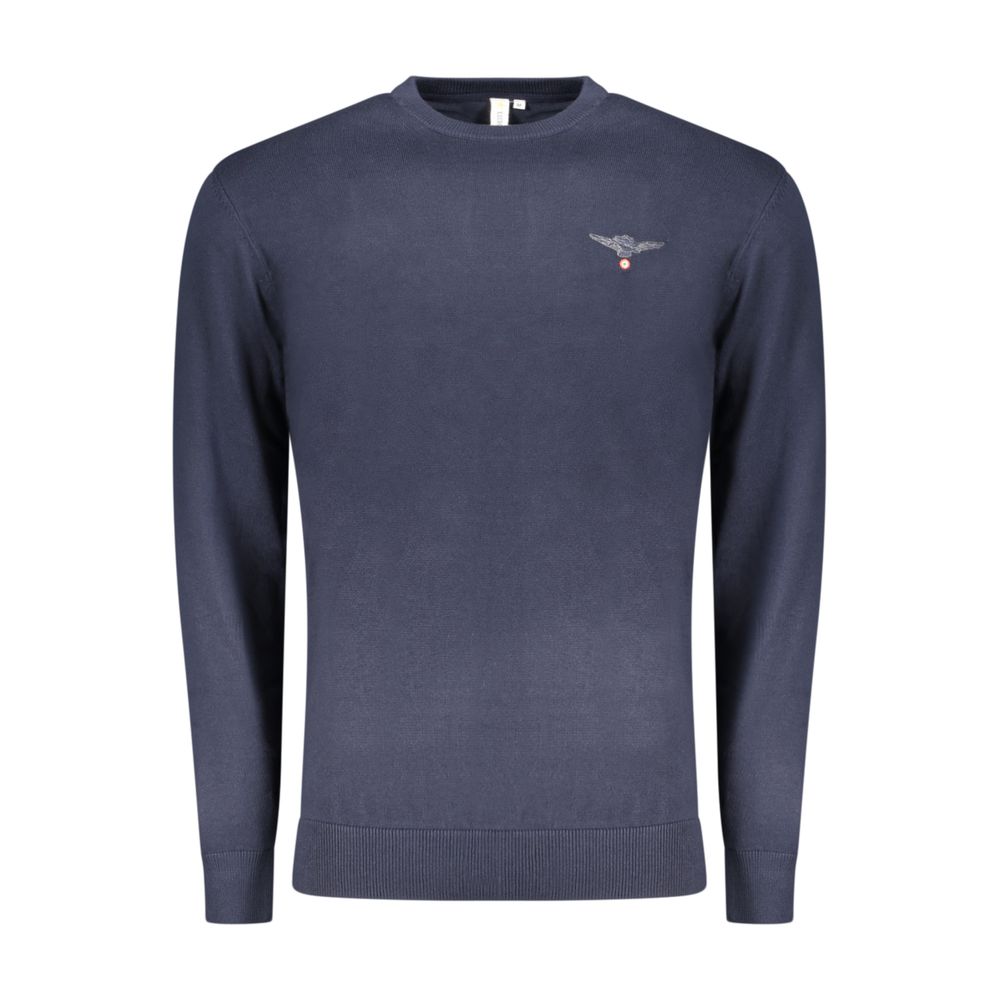 Accademia Militare Blu Cotton Men's Sweater