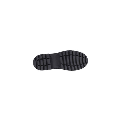 Alviero Martini Prima Classe Black Polyethylene Lace-Up Boots