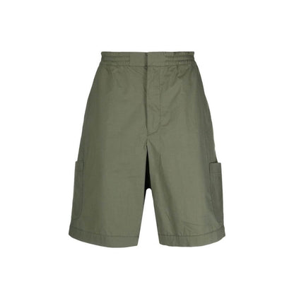 Ambush Bicolor Cotton Bermuda Shorts