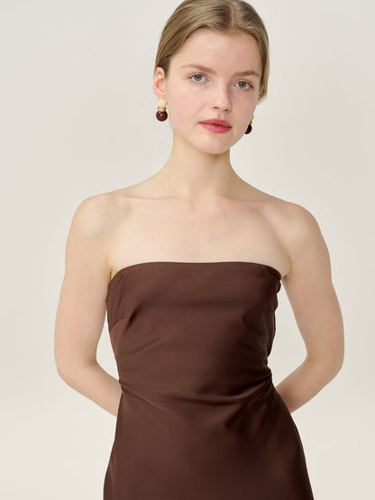 Amdra Dress in Chocolate
