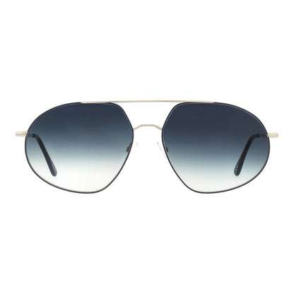 Andy Wolf Silver Metal Sunglasses