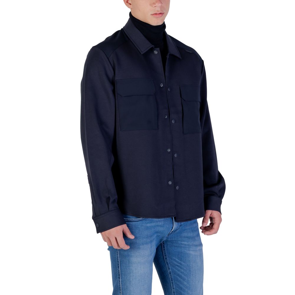 Antony Morato Blue Cotton Shirt
